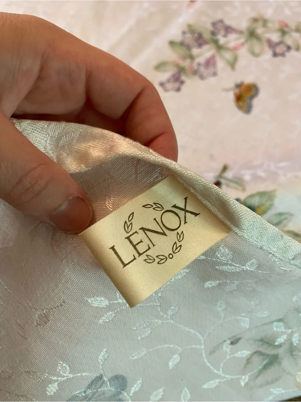 Lovely Floral Butterfly Tablecloth